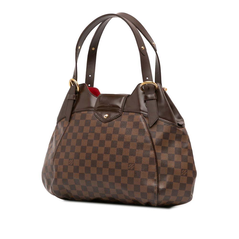 Pre-Loved Louis Vuitton Damier Ebene Sistina GM - Picture 2 of 9
